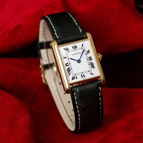 vintage cartier tank watch men's